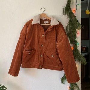 Corduroy Puffer Jacket